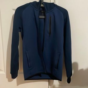 Navy Blue Mens XS Uniqlo Zipper Hoodie